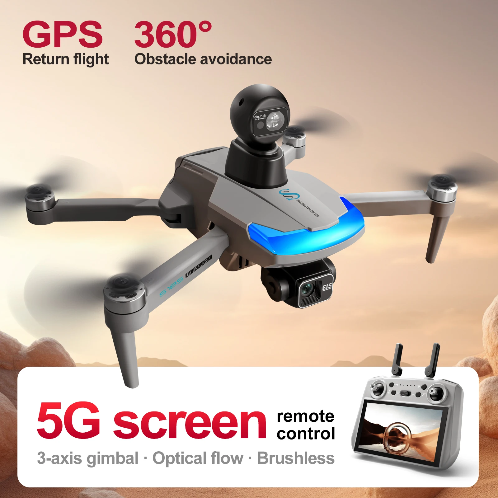 S185 Professional Drone 2.7K H - Drone Photogrammetry บทวิจารณ์และราคา